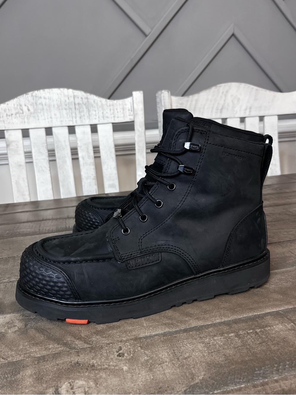 Brunt Workwear 6" Men's Marin (Comp Toe) All Black
Brunt Toe Sz 10.5
